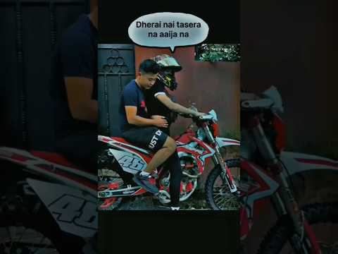 Couple Motovlogger ❤️ #shorts #funny #motovlog #trending #motorcycle #viral #cute #song