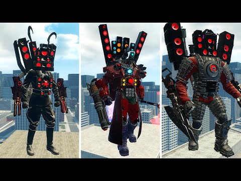 EVOLUTION OF NEW UPGRADED TITAN SPEAKERMAN ON THE FUTURE! - Skibidi Toilet In Garry's Mod