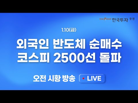 [0110 모닝한투] 만기일 이벤트 넘긴 한국.. 반도체향 매수 집중과 상승종목 수 축소 주목!