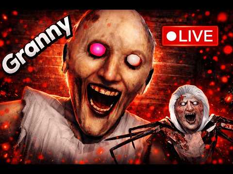 🔥Granny Live Thriller Night 😨 | Scary Gameplay 🔴| #granny #grannygame #horrorgame