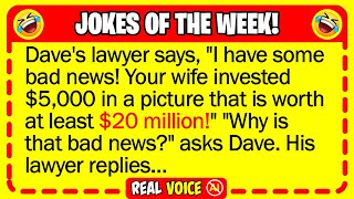 🤣 BEST JOKES OF THE WEEK! - Dave just received $20 million, but there is a catch...| Funny Dad Jokes