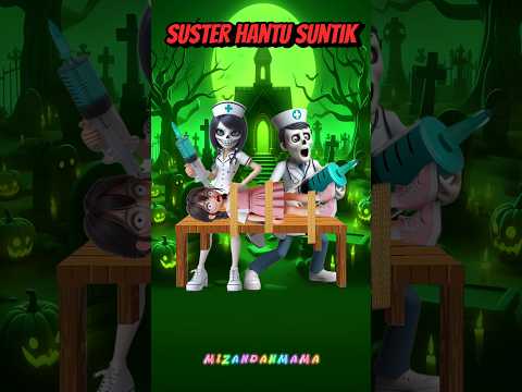 Teman Upin disuntik hantu suster dirumah sakit hantu #upinipin #animasi