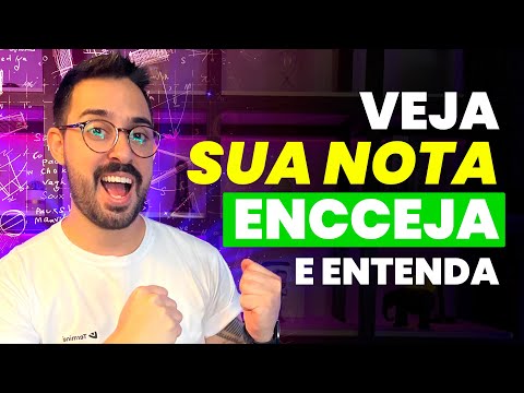 VEJA SUA NOTA ENCCEJA e ENTENDA