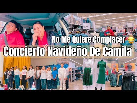 CONCIERTO NAVIDEÑO DE CAMILA💃🏻COMPRAS EN WALMART