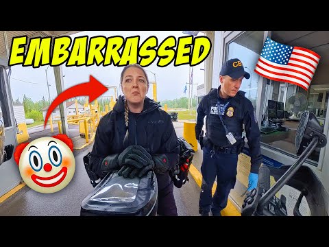 I didn't know I had to tell the U.S. Border Patrol about this... Great Lakes Motorcycle Trip Ep. 05