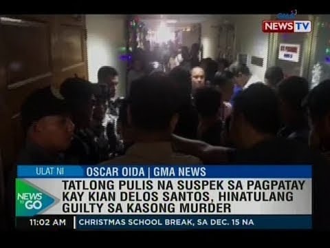 Pulis Na Suspek Sa Pagpatay Kay Kian Delos Santos Hinatulang Guilty