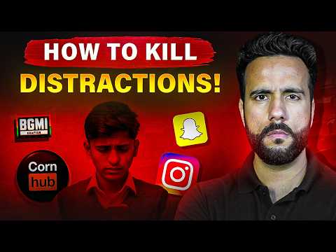 KILL all your Distractions & Stop wasting time 😡 | Ashu Sir #boardexam