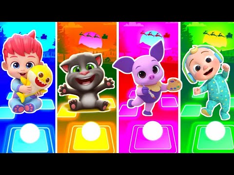 Babeffin 🆚 Talking Tom 🆚 Pinkfong 🆚 Cocomelon ♦ Who is the best?