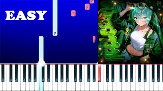 sma$her - ACELERADA (EASY Beginner Piano Tutorial)
