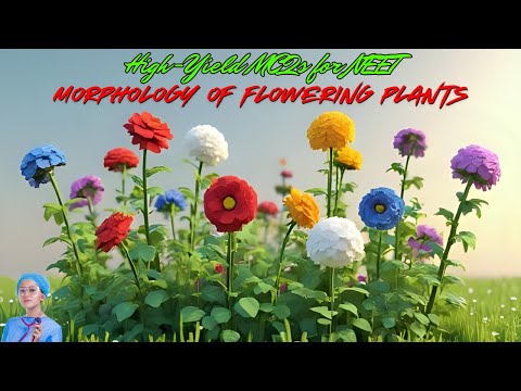 High-Yield MCQs for NEET 2026 | Morphology of Flowering Plants | by Shiksha House