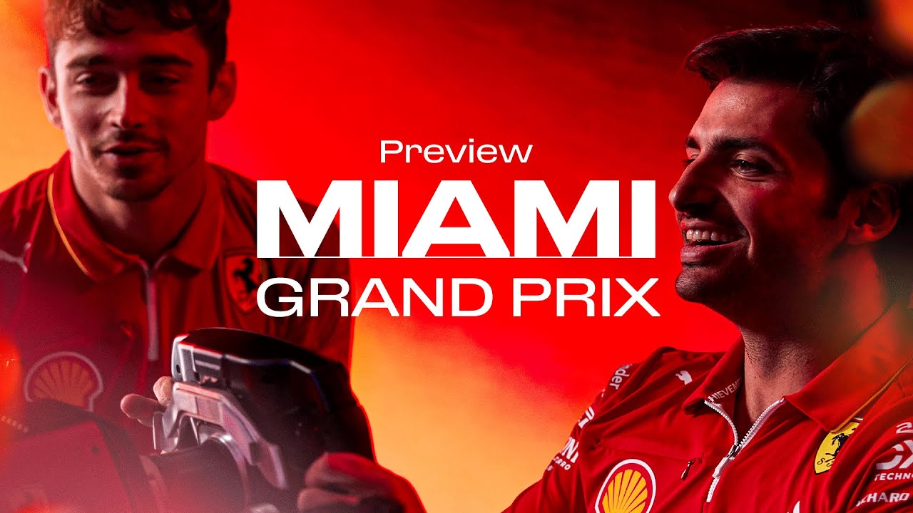 Video Carlos Sainz and Charles Leclerc guide you round a lap of Miami