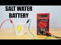 Salt Water Battery Experiment Concepts