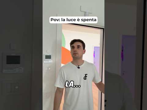 Pov la luce è spenta e…