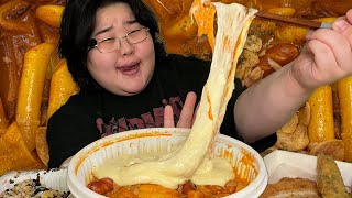 막차 탈게요 [응급실크림카레떡볶이/고추튀김/왕새우튀김/날치알주먹밥]