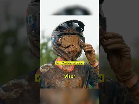 Mud Racer's helmet is unique #shorts
