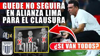 PABLO GUEDE NO SEGUIRÁ EN ALIANZA LIMA TRAS RENUNCIA DE FERNANDO CABADA? LOS NAVARRO SE IRÍAN?
