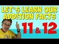 Mastering Addition Facts for 11 and 12
