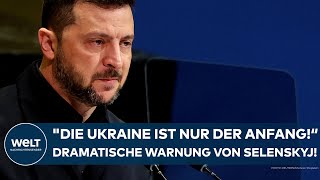 SELENSYKJ: "Die Ukraine ist nur der Anfang! Jetzt fliegen russische Drohnen bereits über Europa!"