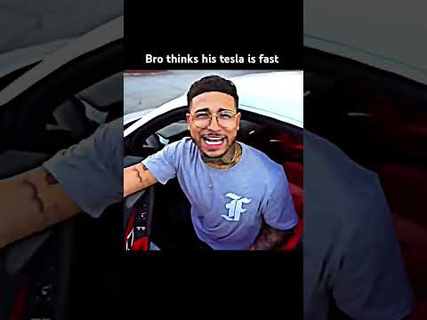 Tesla driver is cooked by Audi 😂💀🔥 #trollface #sigma #memes