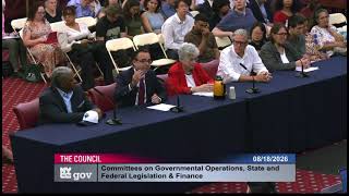 Pied-a-terre tax roll out testimony before the New York City Council (August 18, 2026)