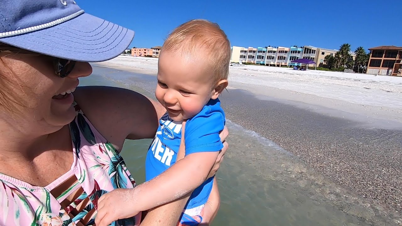 We Went To Our Favorite Florida Beach! House Tour, Baby's First Time In The Ocean & More Fun! The Tim Tracker
