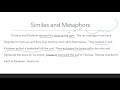 Figurative Language Comparisons