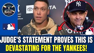 This Is MUCH WORSE Than We Thought About Aaron Judge. YANKEES NEWS!