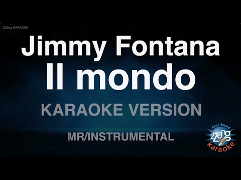 Jimmy Fontana-Il mondo (About time OST) (MR/Instrumental) (Karaoke Version)