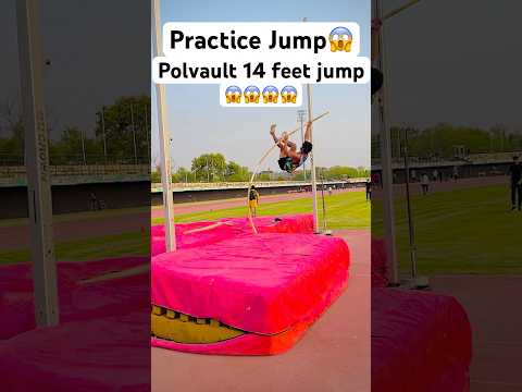 Polvault practice jump😱😍#hardwork #polvault #jump #talent #supportmychannel #ytshorts #viralshort