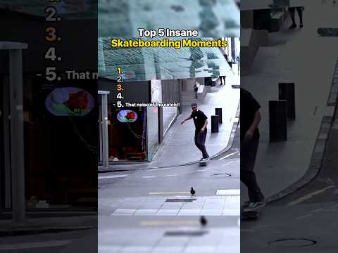 Top 5 Insane Skateboarding Moments 🛹 #tiktok #best #skateboarding