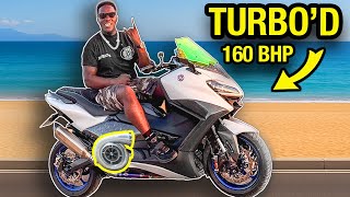 *160 BHP* YAMAHA TMAX 560 TURBO ON A SCOOTER?! 😳