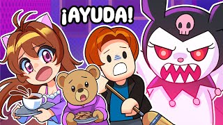 ¡KUROMI es MALVADA! 😱 CASI nos ATRAPA | LINGAMES en Roblox