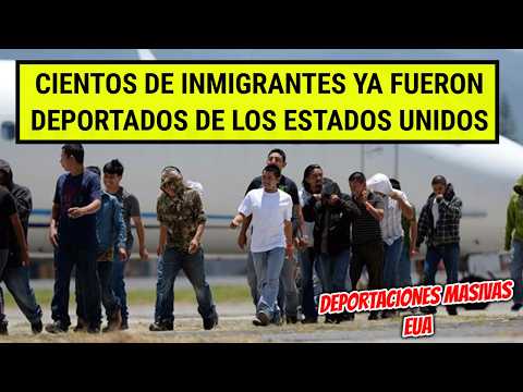 INMIGRANTES LATINOS YA fueron deportados de EUA durante los primeros días de 2025