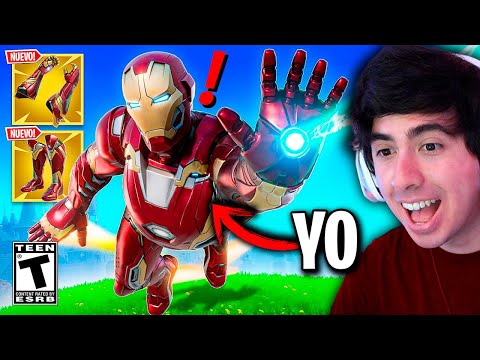 ME CONVIERTO en IRON MAN en FORTNITE 😱 NUEVOS PODERES y ACTUALIZACIÓN!