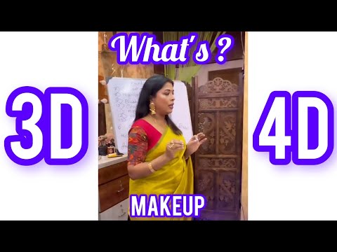 What is 3D or 4D Makeup #bridalmakeupclass #bridalmakeupcourse #bridalmakeup #bridal