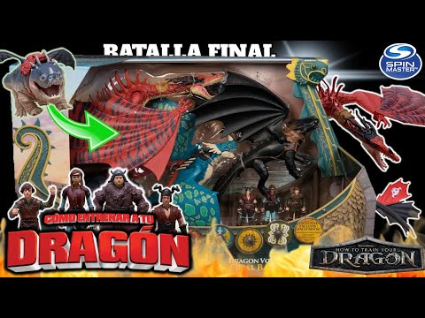 Pack de BATALLA FINAL en la ISLA VOLCÁN - Cómo Entrenar a Tu Dragón (2025) - Dreamworks TOY SHOTS