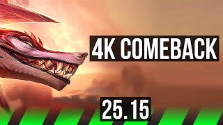 NAAFIRI vs VIEGO (JGL) | 85k DMG, 24/5/25, 4k comeback, Legendary | KR Master | 25.15