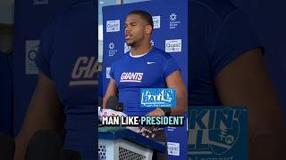 Giants’ Abdul Carter on why he couldn’t stay silent on Jaxson Dart’s Donald Trump support