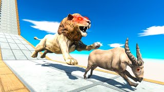 RUN, ESCAPE from FURIOUS BEAST and ATTACK the PRIMATE KING - Animal Revolt Battle Simulator
