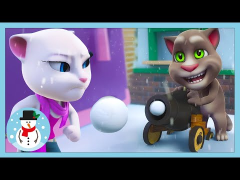 Kar Topu Savaşı! | Talking Tom Shorts | WildBrain Çocuklar