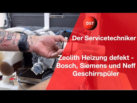 Zeolith Heizung defekt - Bosch Siemens Neff Geschirrspüler Glasheizkörper tauschen - so geht es