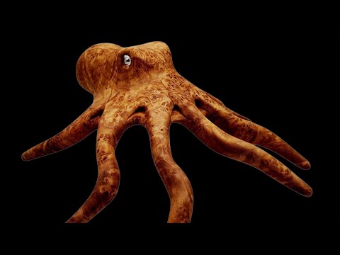 Woodturning | Maple Burl Octopus