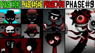 Phase 1 VS Phase 2 VS Phase 3 VS Phase 4 VS Phase 5 VS Phase 6 VS Phase 7-8-9 in Incredibox Sprunki!
