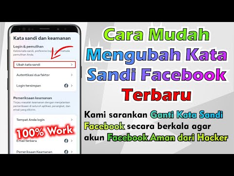 Cara Mengganti Kata Sandi Facebook | Mengubah Kata Sandi Facebook