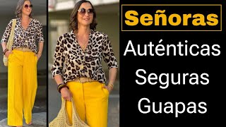 SEÑORAS GUAPAS QUE IMPONEN TENDENCIA ÚLTIMA MODA PARA MUJERES MAYORES