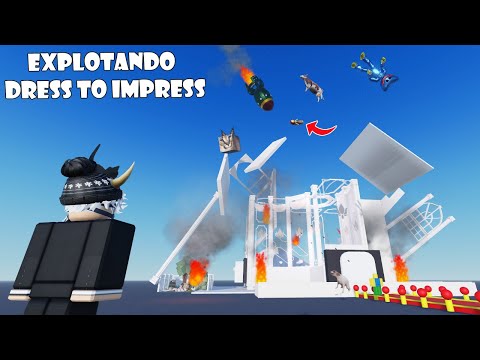 EXPLOTANDO EL MAPA DE DRESS TO IMPRESS (ROBLOX)