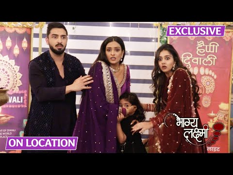 Bhagya Lakshmi | On Location | Diwali Party Mein Maliksha Ne Lagai Aag, Bal Bal Bachi Lakshmi