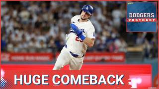 DODGERS POSTCAST: Dodgers dig out of a 6 RUN hole lead by 4 HITS from Tucker and Rushing
