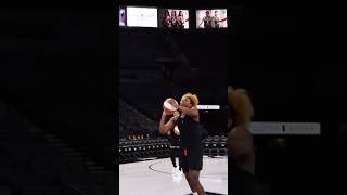 NaLyssa Smith wins today’s half court challenge