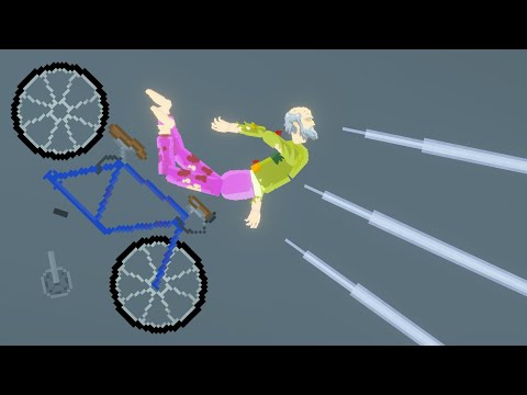 Happy Wheels ( EPIC DEATHRUN ) In People Playground